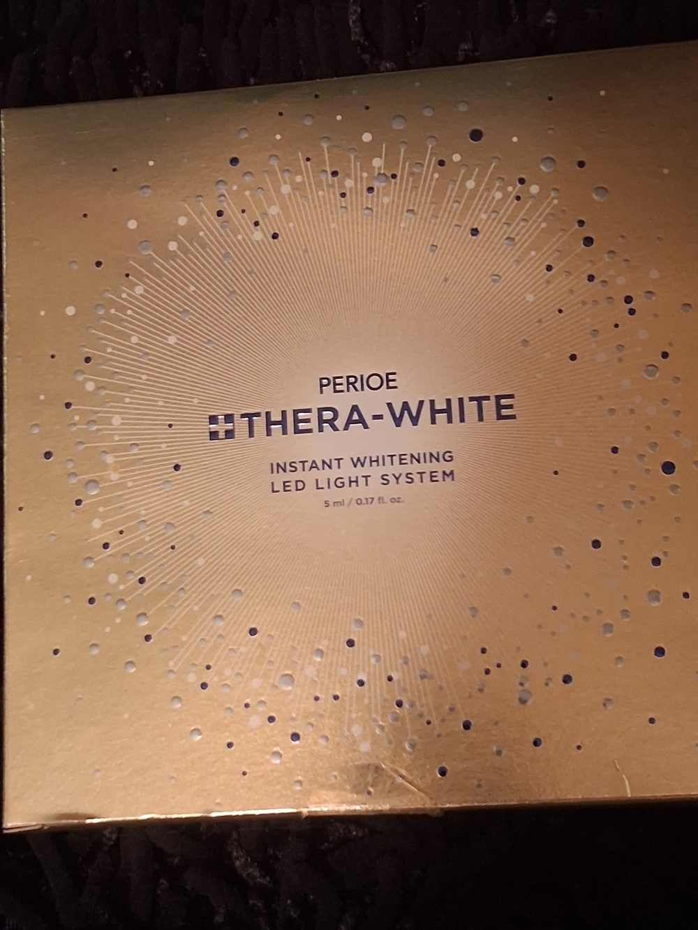 Perioe Thera-White Instant Whitening LED System - Gold Packaging